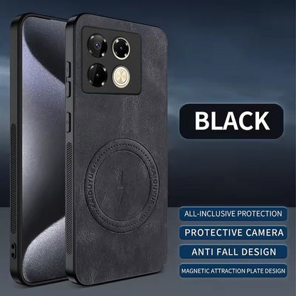 [FREE SHIPPING] SLIM MAGSAFE LEATHER CASE FOR INFINIX NOTE 40 PRO