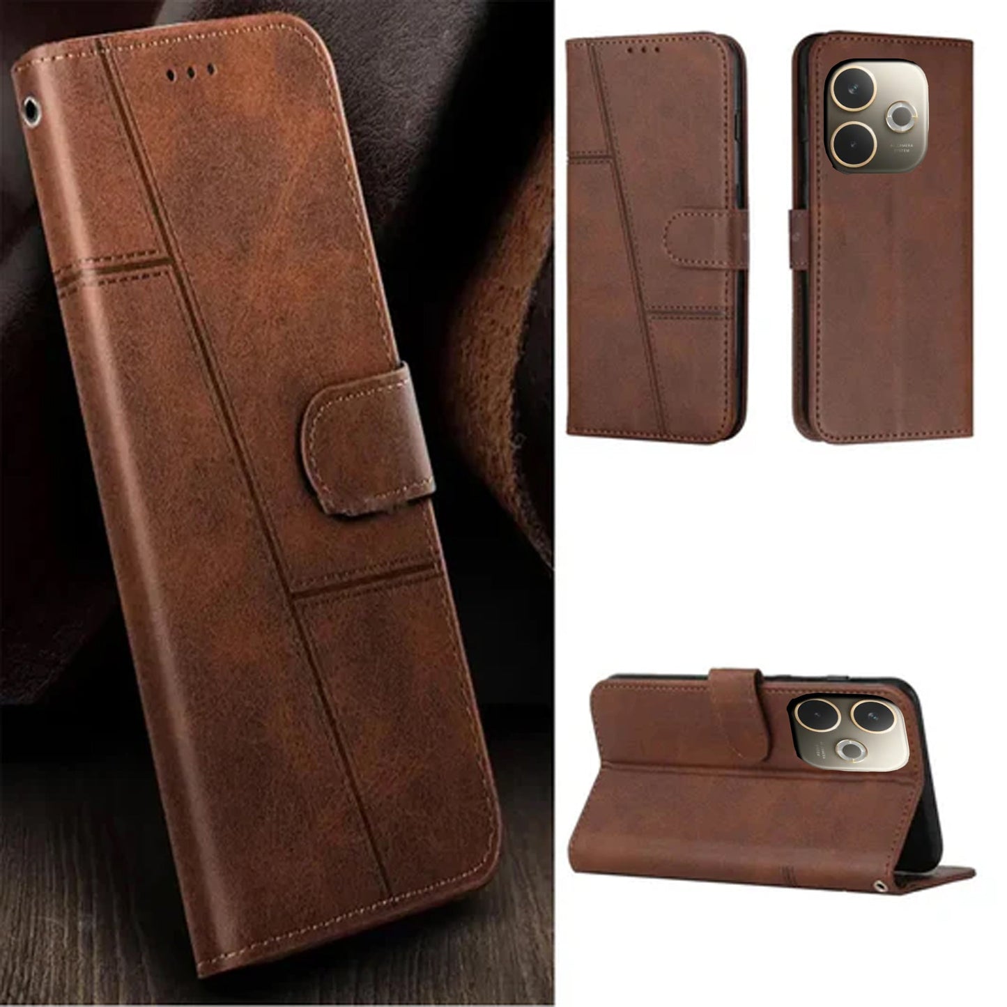 [FREE SHIPPING] BOOKLET CASE FOR OPPO A5 PRO