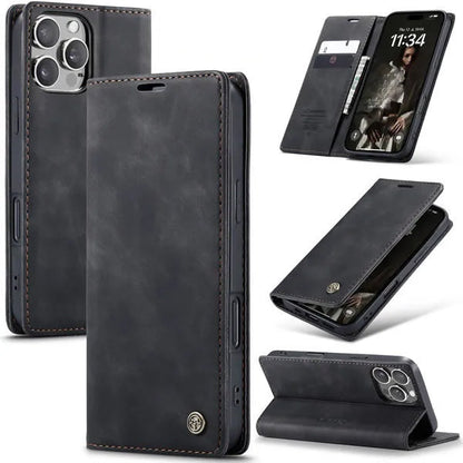 [FREE SHIPPING] Caseme Retro Leather Flip Case For Iphone 16 pro Max