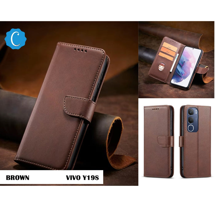 [FREE SHIPPING] BOOKLETLEATHER CASE FOR VIVO Y19S