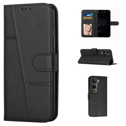 [FREE SHIPPING] BOOKLET LEATHER CASE FOR VIVO Y400