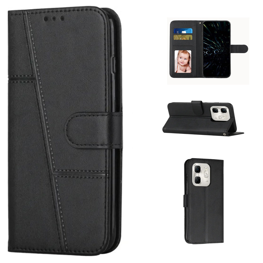 [FREE SHIPPING] BOOKLET LEATHER CASE FOR INFINIX HOT 50i/Smart 9