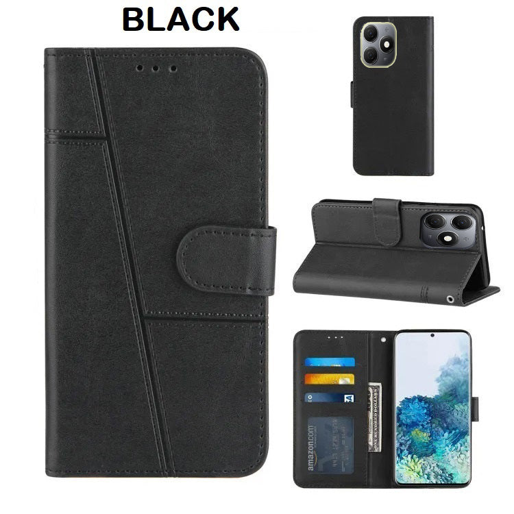 [FREE SHIPPING] BOOKLET LEATHER  CASE FOR TECNO SPARK 20