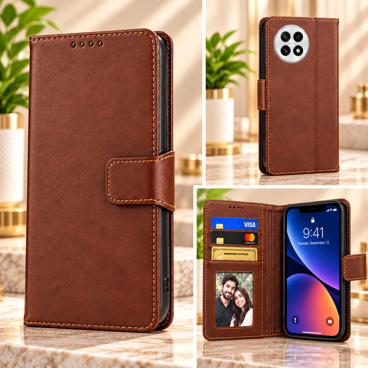 [FREE SHIPPING] FLIP LEATHER CASE FOR ONEPLUS 13R/ACE 5/ACE 5 PRO