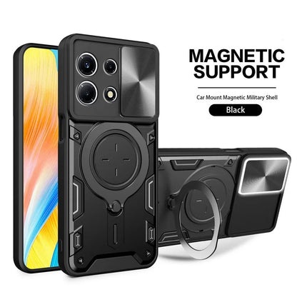 [Free Shipping} METAL RING HOLDER CASE FOR INFINIX NOTE 30 PRO