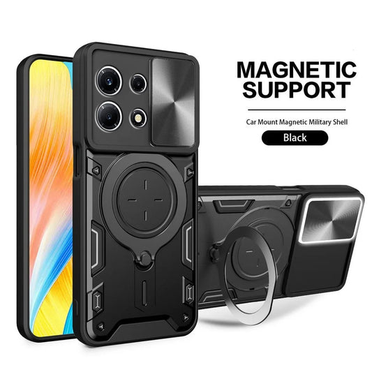 [Free Shipping} METAL RING HOLDER CASE FOR INFINIX NOTE 30 PRO