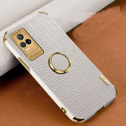 [ FREE SHIPPING] Crocodile Pattern Leather Case For Vivo V21e