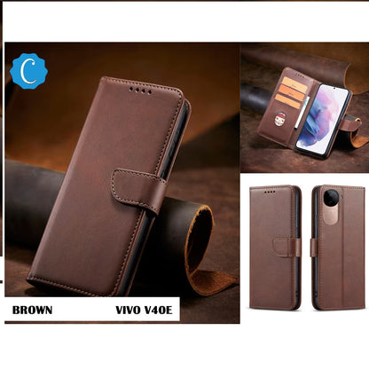 [FREE SHIPPING] BOOKLETLEATHER CASE FOR VIVO V40E