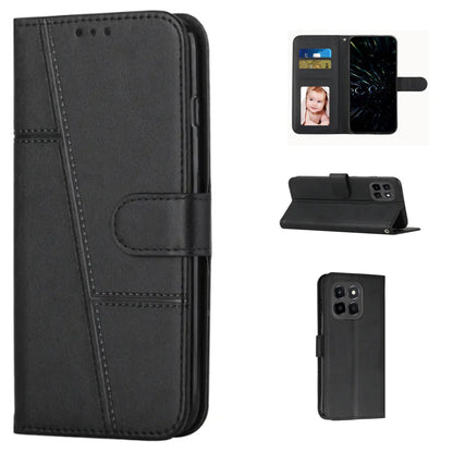 [FREE SHIPPING]BOOKLET LEATHER FLIP WALLET CASE FOR HUAWEI HONOR X6C