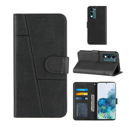 [FREE SHIPPING] BOOKLET LEATHER  CASE FOR VIVO Y04