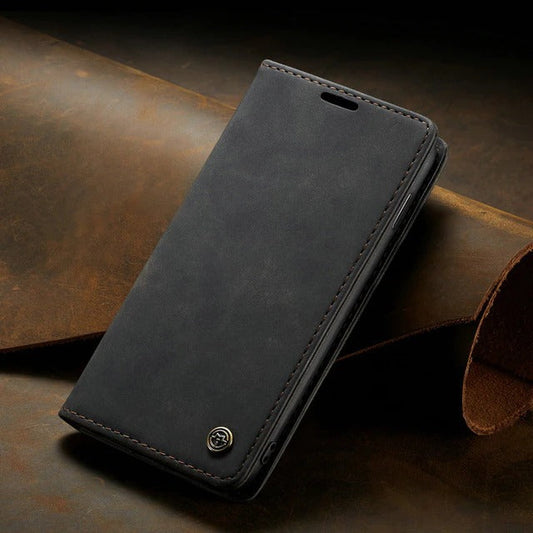 [FREE SHIPPING] CaseMe Retro Leather Case for Samsung A71 Book Style Flip Wallet Magnetic Cover Card Slots Case for Samsung A71