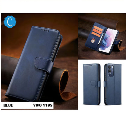 [FREE SHIPPING] BOOKLETLEATHER CASE FOR VIVO Y19S