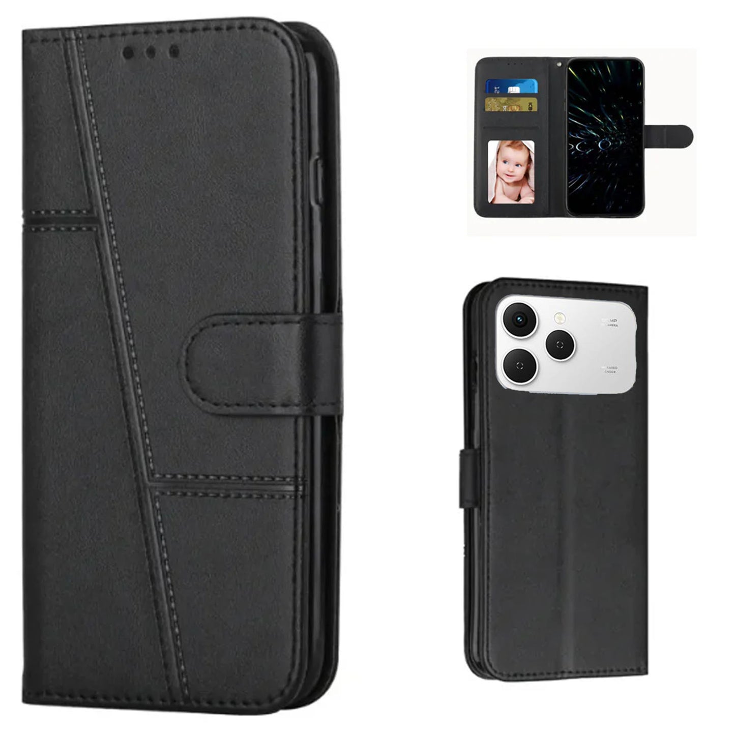 [FREE SHIPPING] BOOKLET CASE FOR TECNO SPARK 40