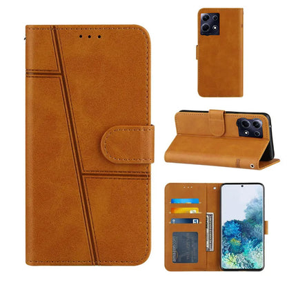 RETRO BOOKLET LEATHER WALLET CASE FOR INFINIX NOTE 30 4G