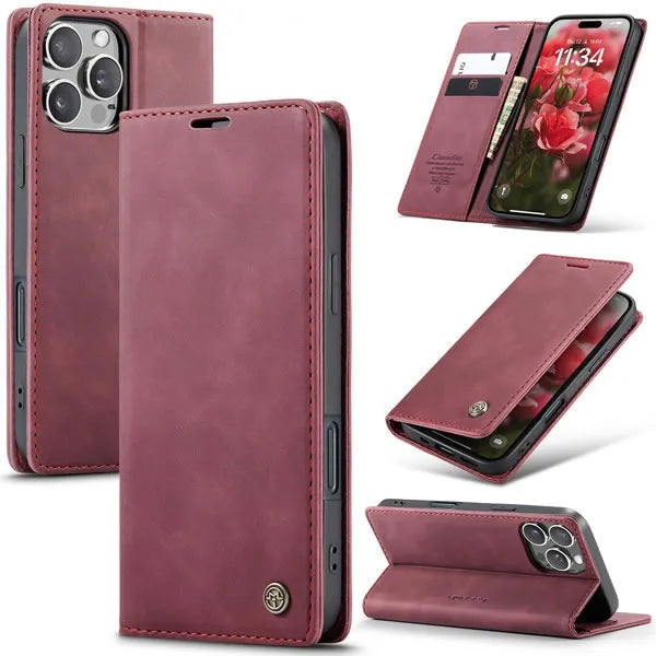 [FREE SHIPPING] Caseme Retro Leather Flip Case For Iphone 16 pro Max