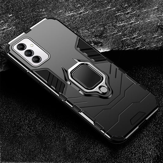 [ FREE SHIPPING] SAMSUNG A14 ,ARMOR SHOCKPROOF STAND HOLDER COVER - BLACK