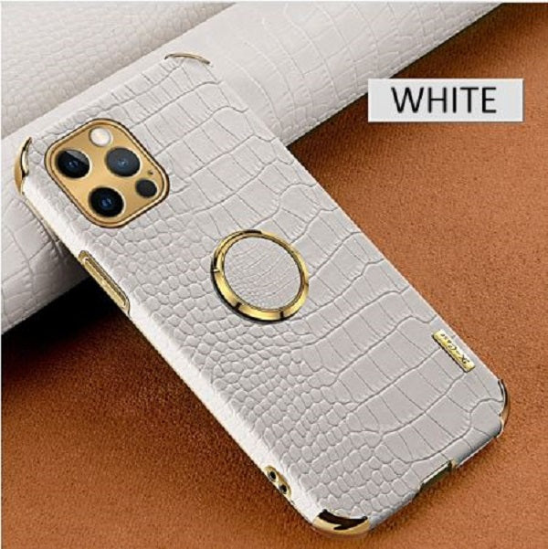 [ FREE SHIPPING] Crocodile Pattern Leather Case For Iphone 13 Pro Max