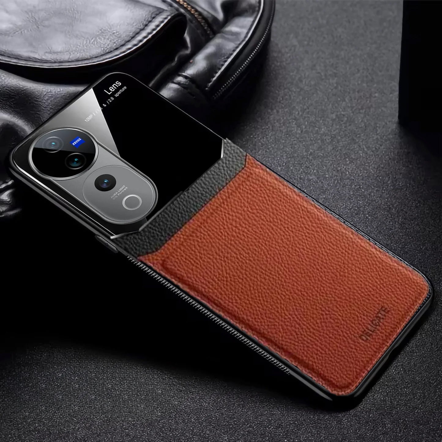 [FREE SHIPPING] LUXURY LEATHER CASE FOR VIVO V40