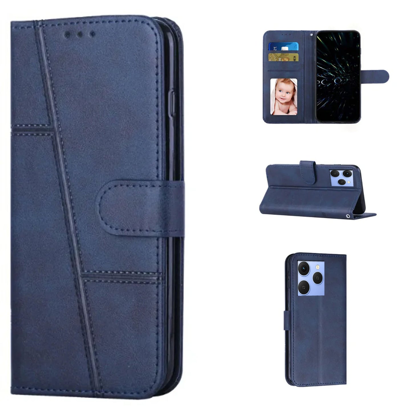 [FREE SHIPPING] BOOKLET CASE FOR TECNO SPARK 40