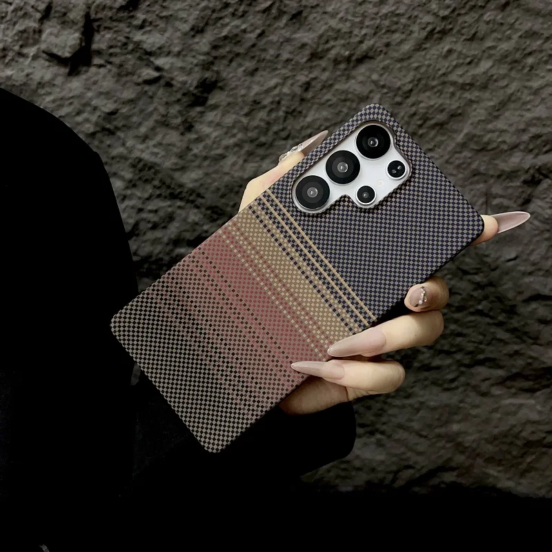 [FREE SHIPPING] WOVEN THIN MAGSAFE CARBON FIBER CASE FOR SAMSUNG S24 ULTRA