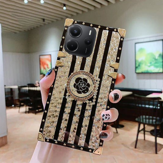 [FREE SHIPPING] Diamond Fashion Case With Ring Holder For Redmi Note 14