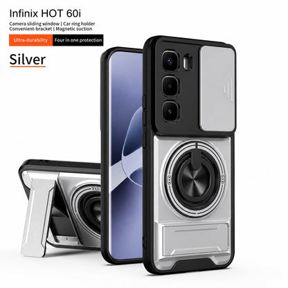 (Free Shipping ) Camera Guard Kickstand Case for Infinix Hot 60 / 60i