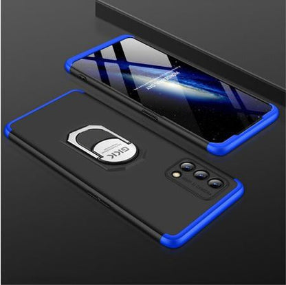 [ FREE SHIPPING] Oppo F19- Gkk Original Shock Proof Full Protection Cover 360 Case With Ring Holder