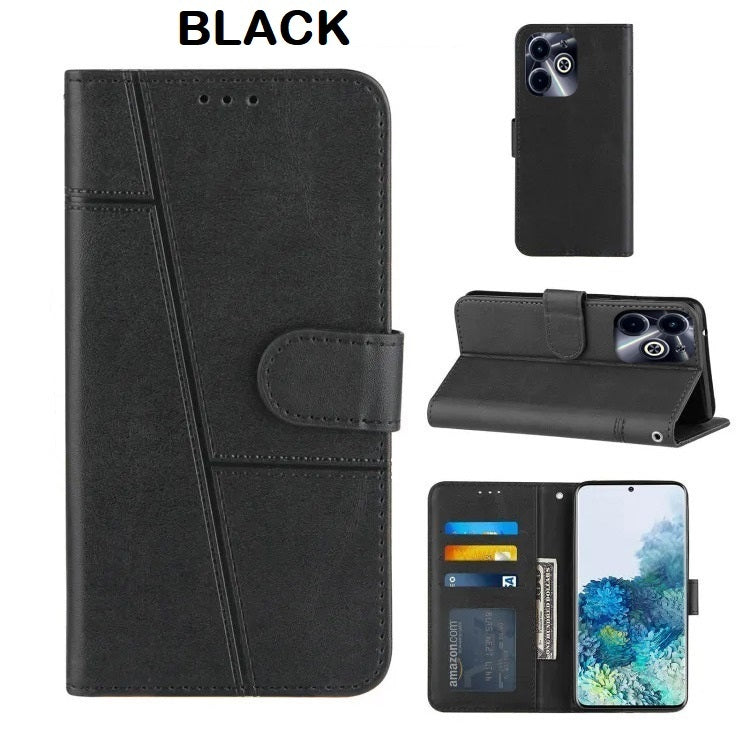 [FREE SHIPPING] BOOKLET LEATHER CASE FOR INFINIX HOT 40i