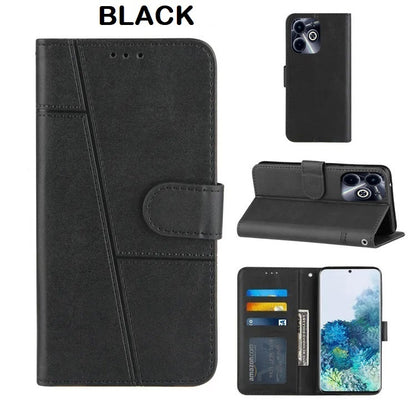 [FREE SHIPPING] BOOKLET LEATHER CASE FOR INFINIX HOT 40i