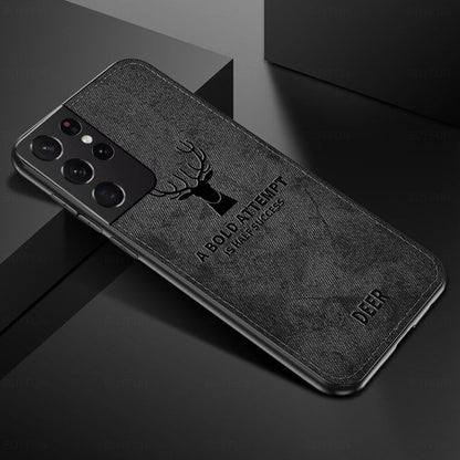 [ FREE SHIPPING] High Quality Luxury Camera Protection Shockproof PU Leather Phone Case For Samsung S21 Ultra
