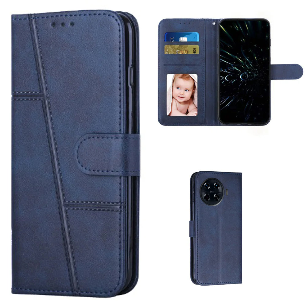 [FREE SHIPPING] BOOKLET  LEATHER CASE FOR TECNO SPARK 20 PRO PLUS