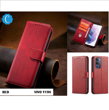 [FREE SHIPPING] BOOKLETLEATHER CASE FOR VIVO Y19S