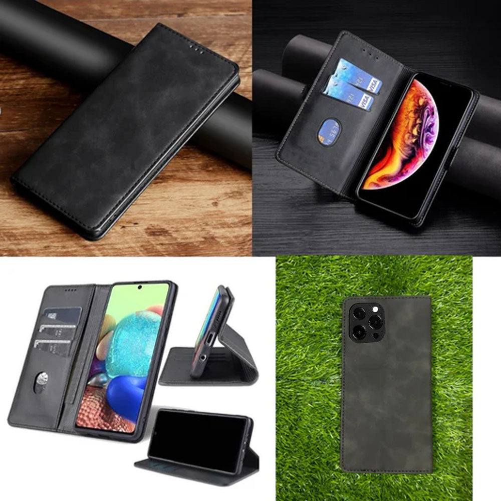 [FREE SHIPPING] Luxury Retro Stand Flip Leather Case For Iphone 13 Pro Max