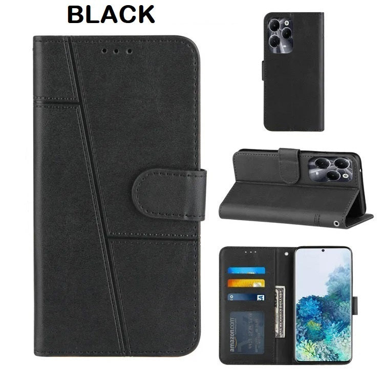 [FREE SHIPPING] BOOKLET LEATHER CASE FOR INFINIX HOT 40/ HOT 40 PRO