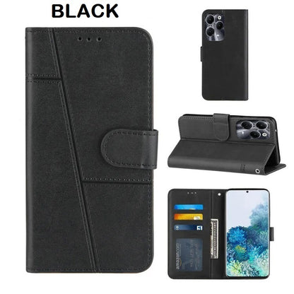 [FREE SHIPPING] BOOKLET LEATHER CASE FOR INFINIX HOT 40/ HOT 40 PRO