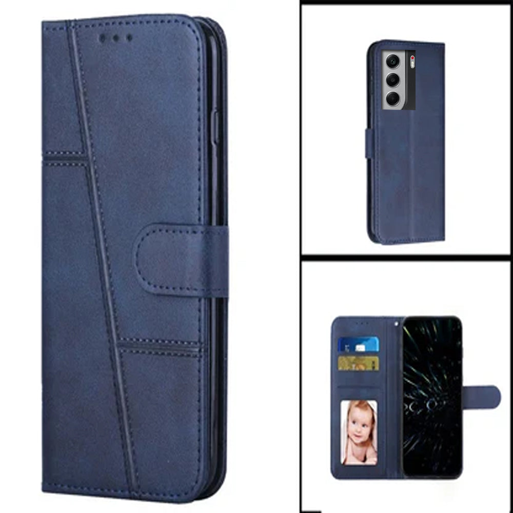[FREE SHIPPING] RETRO BOOKLET PU LEATHER WALLET CASE FOR TECNO CAMON 40/CAMON 40 PRO