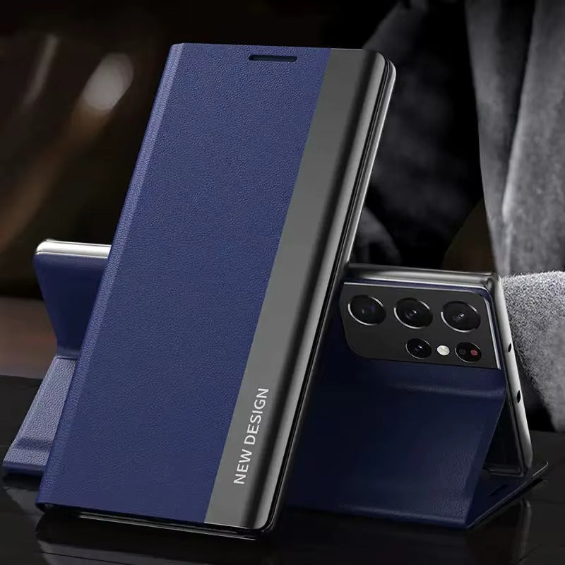 [FREE SHIPPING] CLASSIC BUSINESS FLIP CASE FOR SAMSUNG S23 ULTRA
