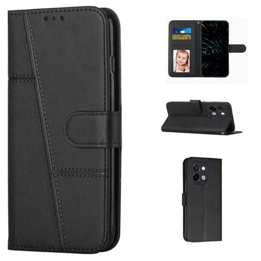 [FREE SHIPPING] BOOKLET FLIP LEATHER CASE FR VIVO Y28 4G