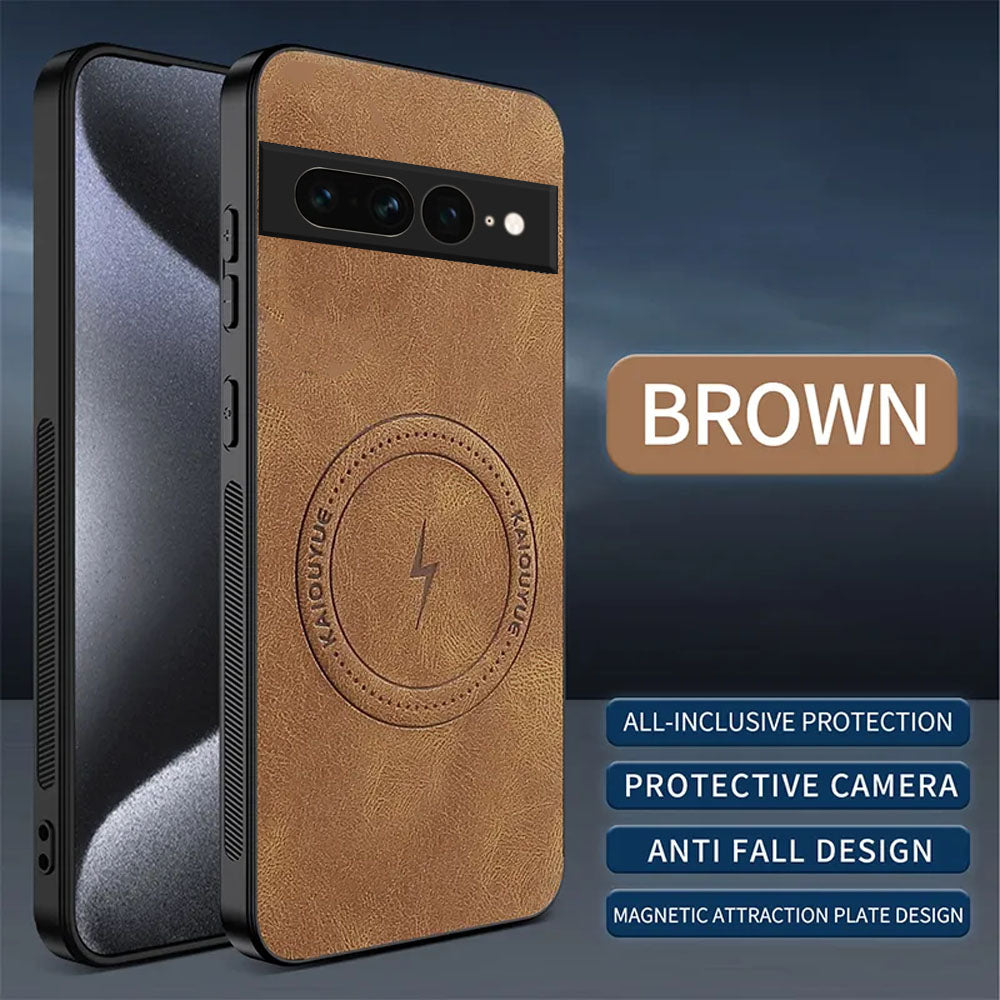 [FREE SHIPPING] SLIM MAGSAFE LEATHER CASE FOR GOOGLE PIXEL 7 PRO