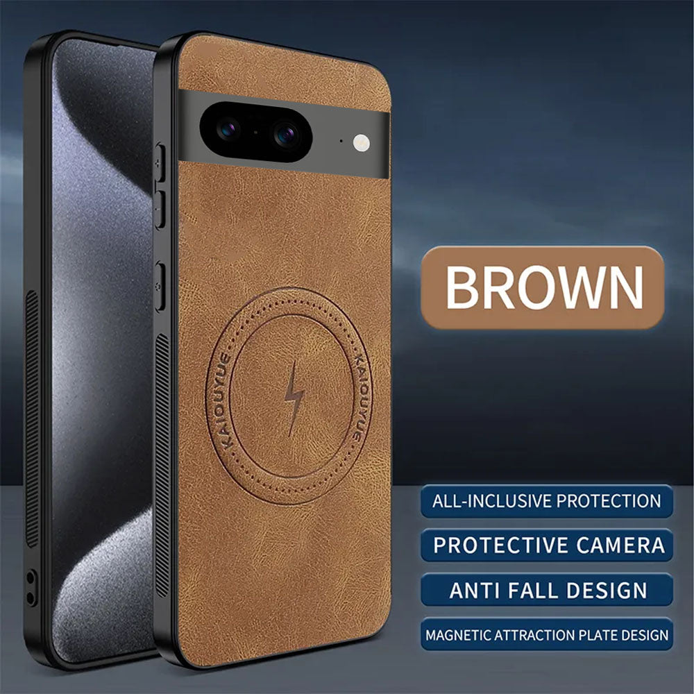 [FREE SHIPPING] SLIM MAGSAFE LEATHER CASE FOR GOOGLE PIXEL 8