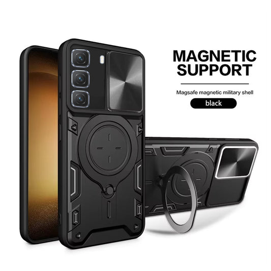 [FREE SHIPPING] METAL RING CASE FOR INFINIX HOT 50 PRO