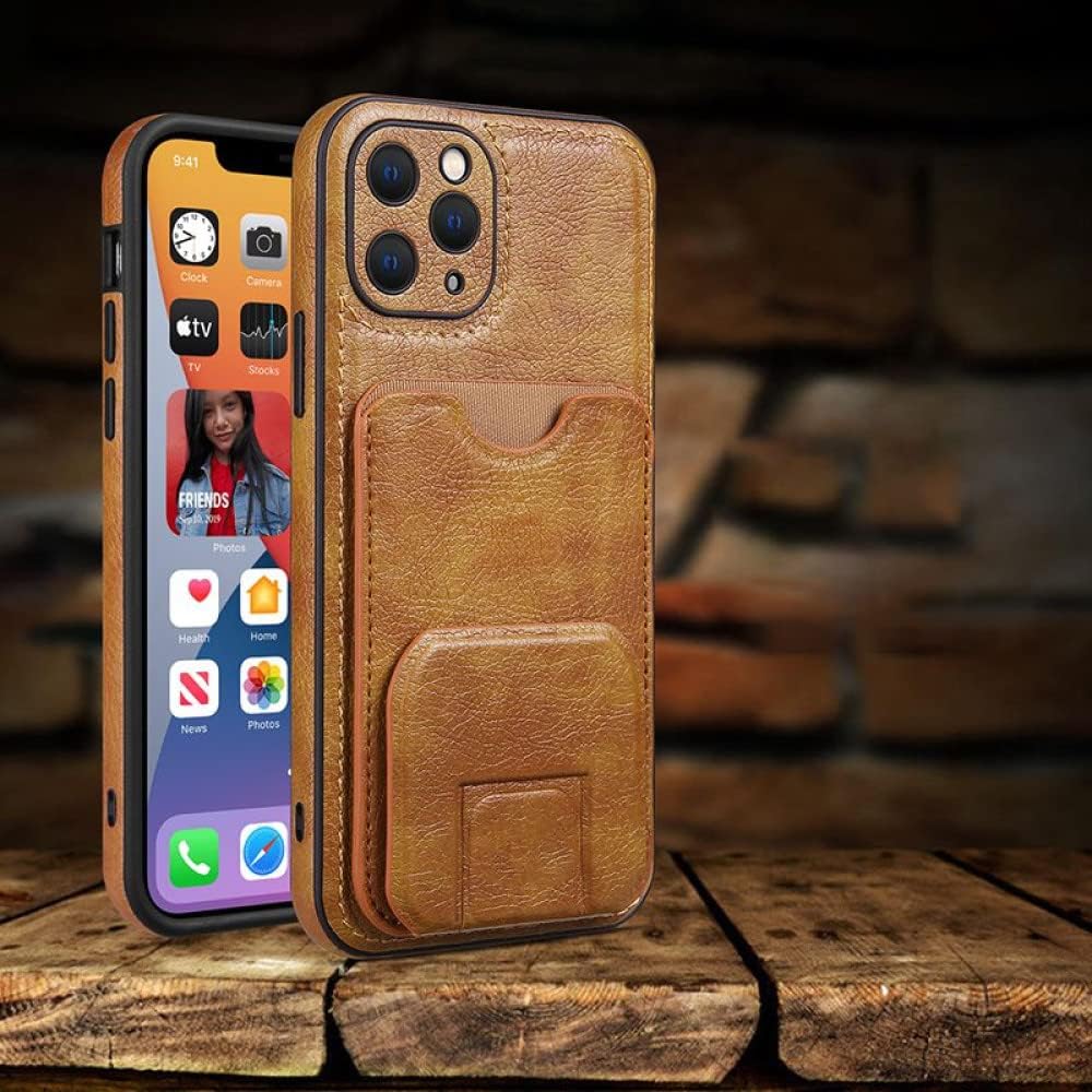 [FREE SHIPPING] Clair Back Card Slot Leather Case for Iphone 16 Pro Max