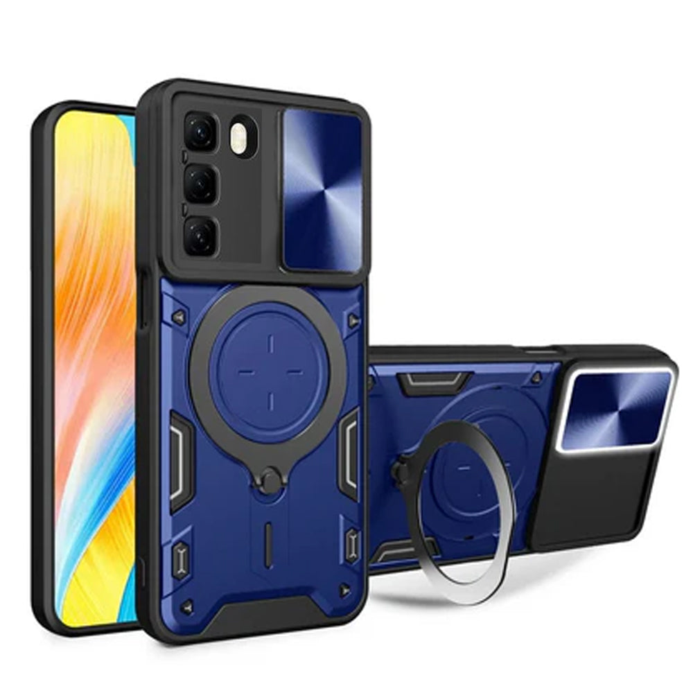 [FREE SHIPPING] METAL RING CASE FOR INFINIX HOT 50 PRO PLUS