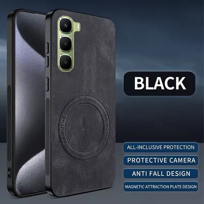 [FREE SHIPPING] SLIM MAGSAFE LEATHER CASE FOR INFINIX HOT 70 PRO
