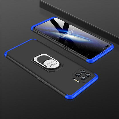 [ FREE SHIPPING] Oppo F17 Pro - Gkk Original Shock Proof Full Protection Cover 360 Case With Ring Holder