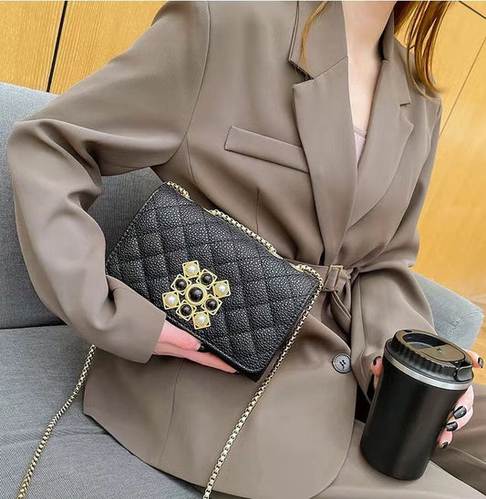 Pure Pearl Women's Handbag Leather Crossbody Bag PU Shoulder Bag Hand Bag