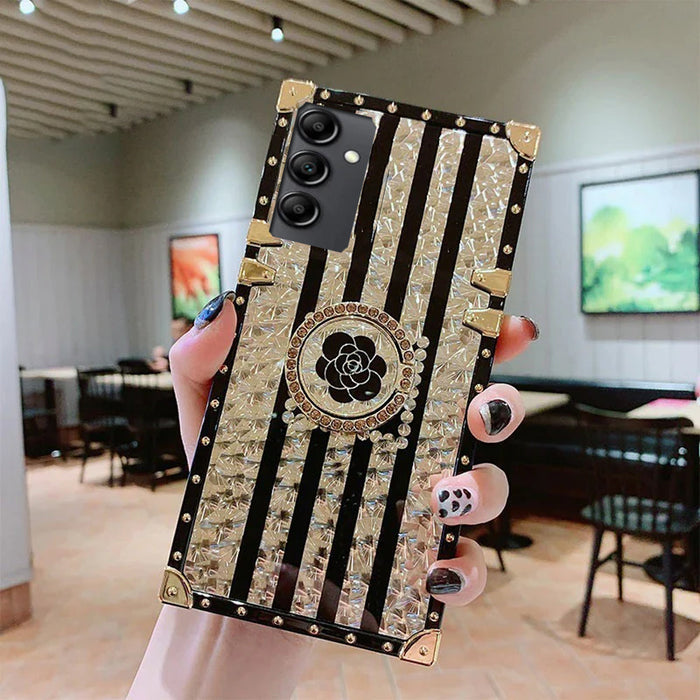 {FREE SHIPPING} Diamond Fashion Case With Ring Holder For Samsung A14