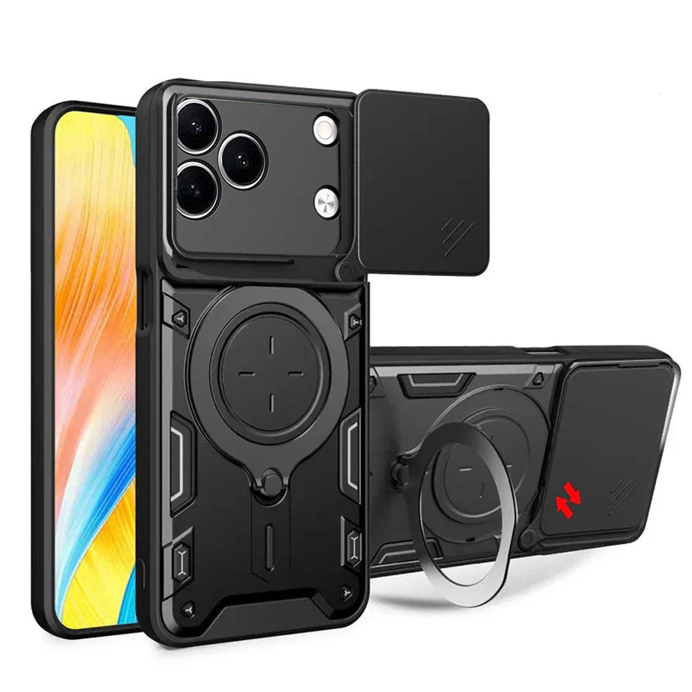 [FREE SHIPPING] METAL RING CASE FOTECNO SPARK 50