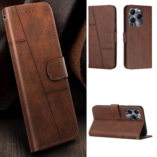 [FREE SHIPPING] BOOKLET LEATHER CASE FOR INFINIX HOT 40/ HOT 40 PRO