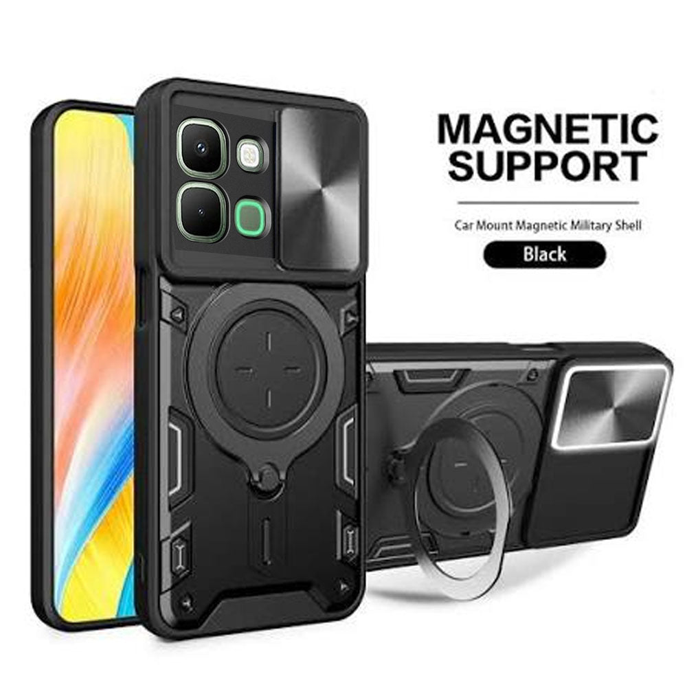 [FREE SHIPPING] METAL RING CASE FOR INFINIX NOTE EDGE